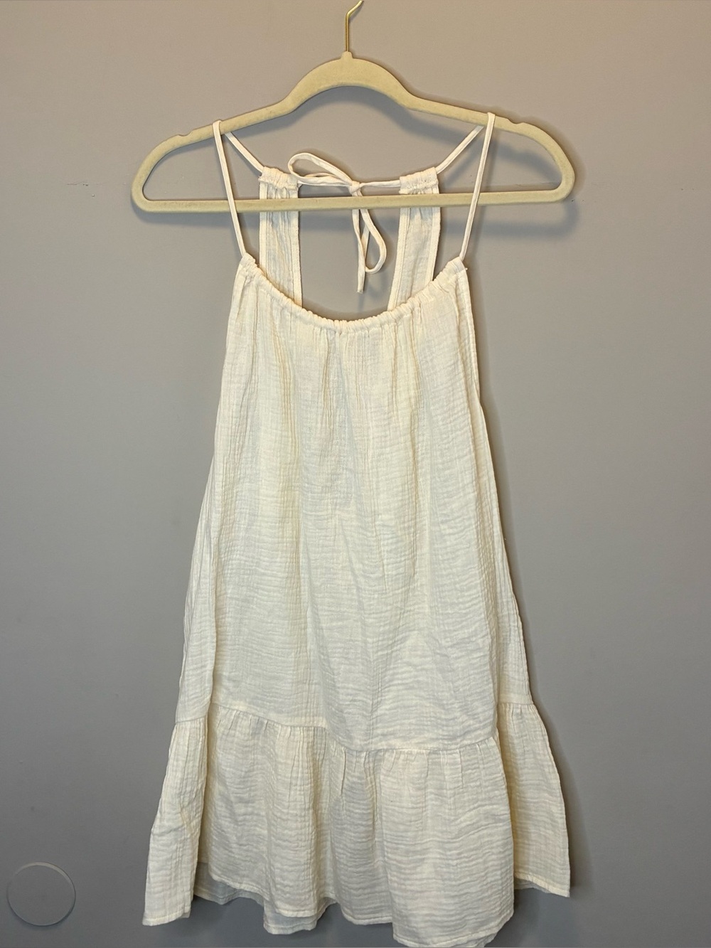 NWT Cream Slip Dress